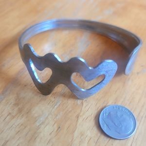 Handmade Stainless Steel Bangle, Made From Vintage Flatware!